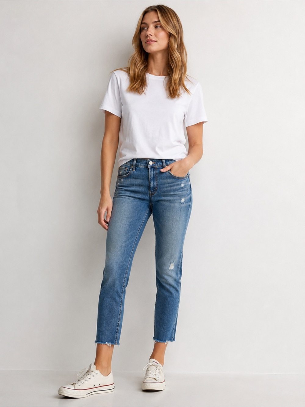 MOTHER The Looker Graffiti Distressed Skinny Ankle Jeans Size 31